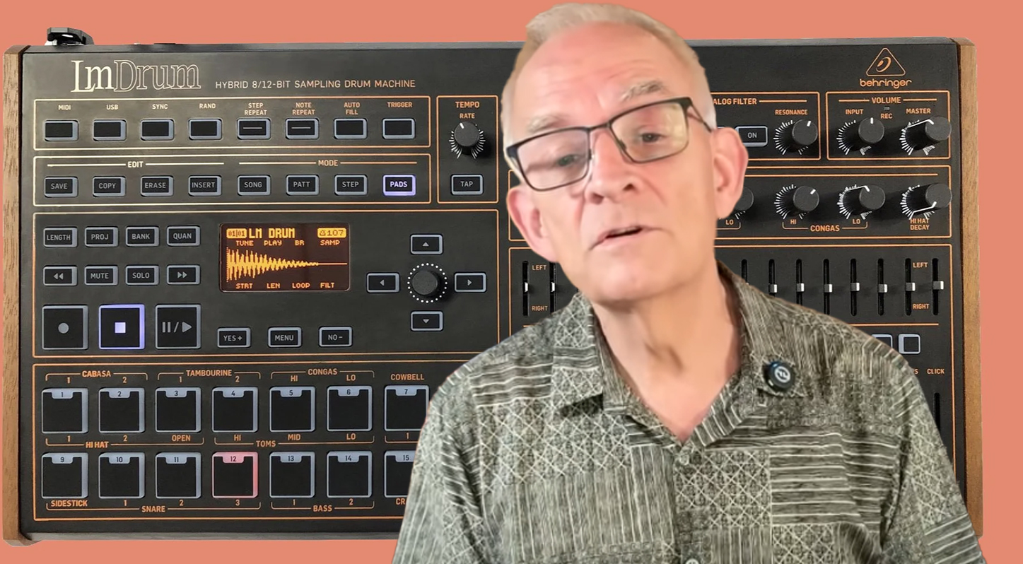 Ce que Roger Linn pense de la LM Drum Behringer