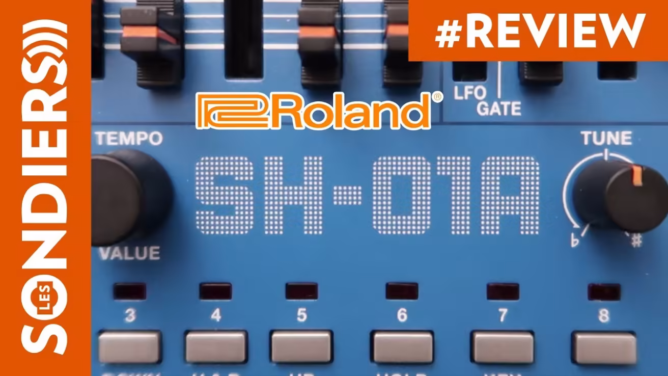 
<span>ROLAND BOUTIQUE SH-01A : synthétiseur polyphonique avec séquenceur (réédition du SH-101)</span>
