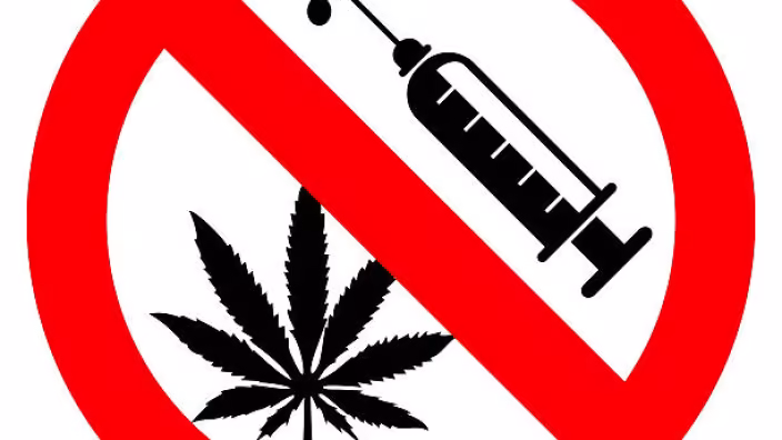 Gros pouce rouge dans ta face de Junkie